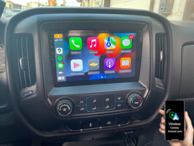 For 2014-2018 Chevrolet Silverado GMC Sierra Carplay Android 13 Car Stereo Radio