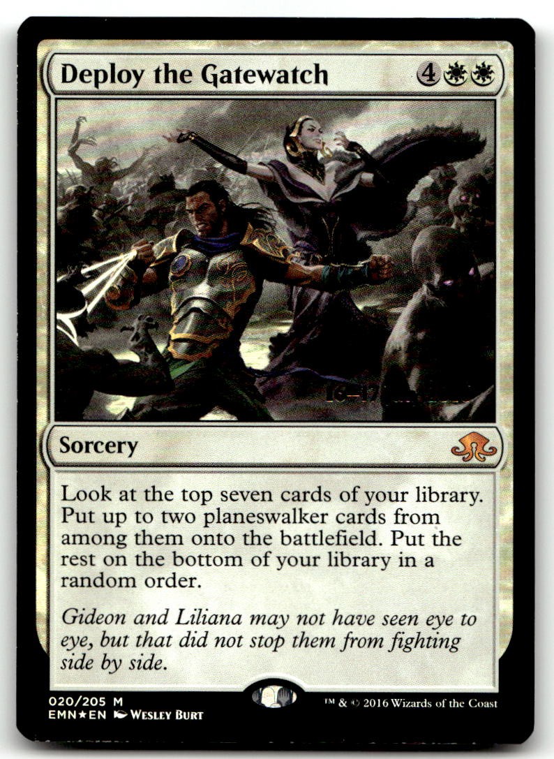 Deploy the Gatewatch #20 (Foil) (LP) Prerelease Cards PRE Magic MTG