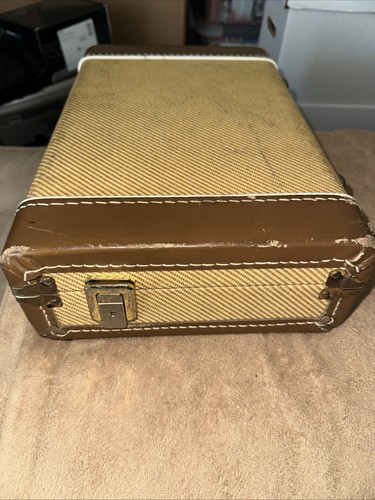 Vintage Tweed Fender USA Samt gefütterter Koffer Koffer 2er Set - Bild 13 von 18