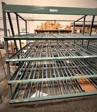 Interlake Carton Flow Racks Containing 5 Racks