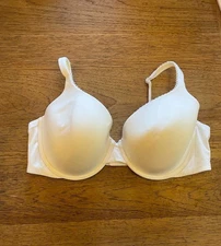 Victoria's Secret White Solid 40DD Body By Victoria Lined Full Coverage Bra VS