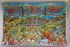 2025 Dead and Company Poster Miles Tsang 3Day Set 60 Anniversary SF #695/850/843