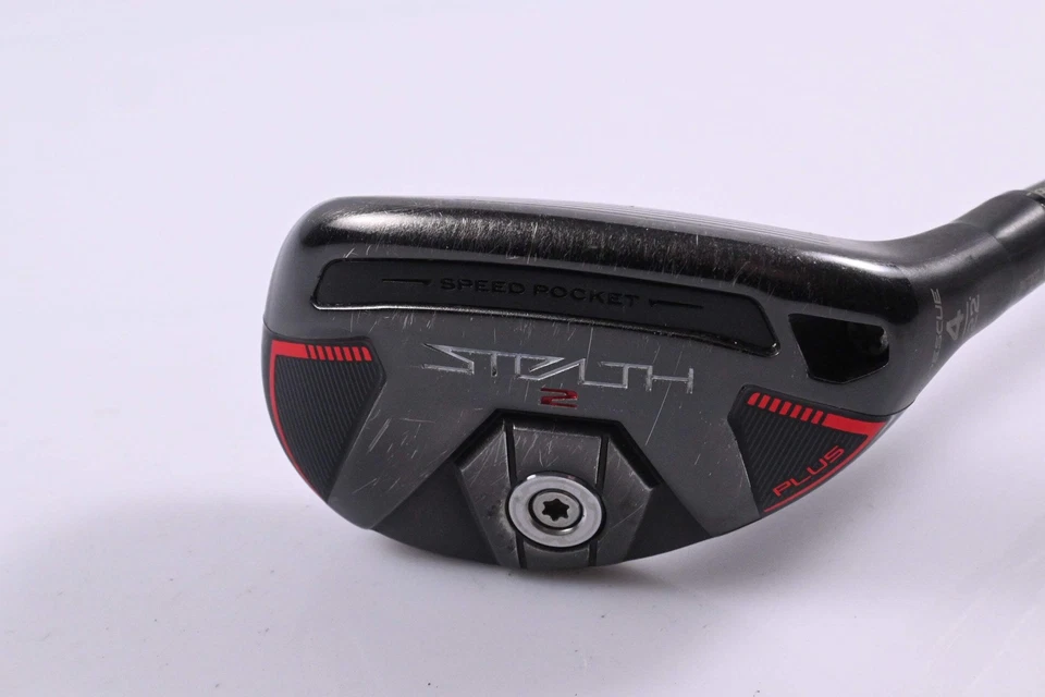 Taylormade Stealth 2 Plus #4 Hybrid / 22 Degree / Stiff Flex Kai'li Red 85 Shaft - Image 2 of 4