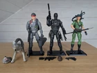 GI Joe Classified Lot Low Light, Snake Eyes, Lady Jaye And Timber Hasbro