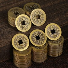 Feng Shui Coins Chinese I Ching Money Lucky Coin Charm Ancient Coins Lot
