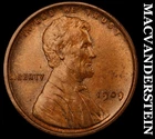 1909 VDB Lincoln Wheat Cent - Scarce  Uncirculated  Lustrous  No Reserve  #J7677