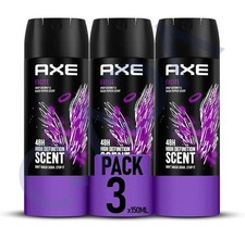 AXE Excite 48-Hour Fresh Deodorant Body Spray Fragrance for Men - 150ml - 3 Pack