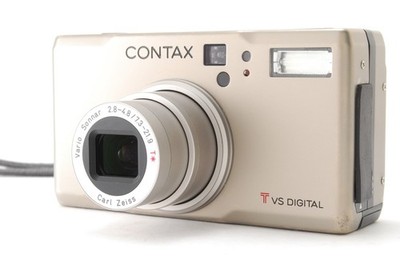 CONTAX TVS シルバー Almost Mint] Contax TVS Digital 5.0MP Compact Camera Titanium