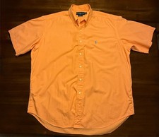 Polo Ralph Lauren Orange Blake Button Down Shirt - Mens Size XL