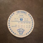 1990 Tim Raines Montreal Expos "King B" Baseball Pinback Button w/ Stats Back — photo 2