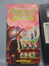DISNEY’S SING ALONG SONGS ZIP-A-DEE-DOO-DAH VHS. (PREVIEWED) DISNEY’S SING ALONG SONGS ZIP-A-DEE-DOO-DAH VHS. (PREVIEWED)