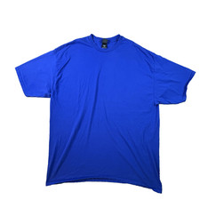 Hanes Beefy T Men's 4XLT Blue SS Crew Neck Blank T Shirt SEE DESCRIPTION