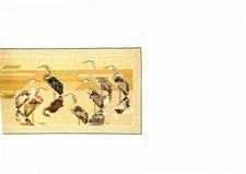 Herons Quilt Art by Joan Colvin 1992 Postcard