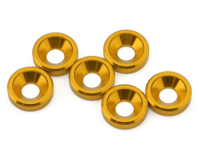#ad #ad Jamp;T Bearing Co. 3mm Aluminum Countersunk Washers Gold 6 JTB JT12824 GL $6.99
