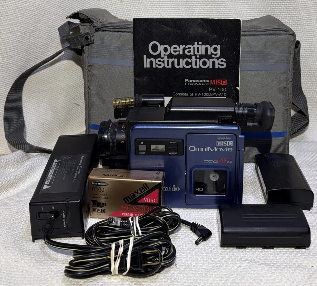 Panasonic VHS-C MOVIE CAMERA 本体 Panasonic VHS-C Professional Camcorders for sale | eBay