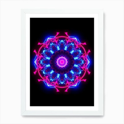 Mandala 4 Art Print Framed Wall Art Poster Canvas Print Picture