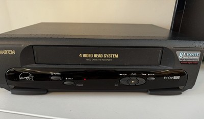 TESTED AND WORKS!! Samtron SV-C40 4-Head VHS Video Cassette Recorder 