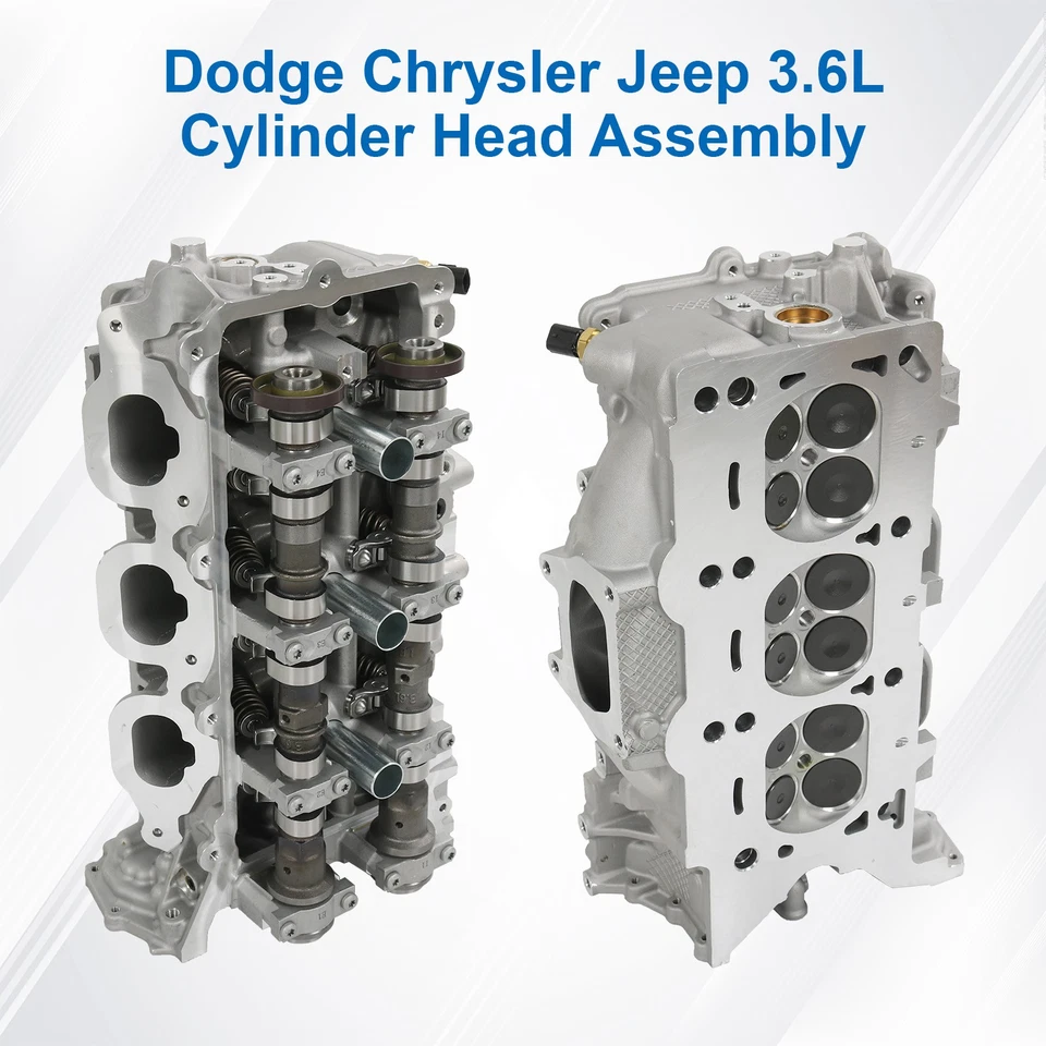 Complete Left Cylinder Head 05184510AJ For 14-15 Chrysler 3.6L/220 #05184445AI Foto 3 de 4