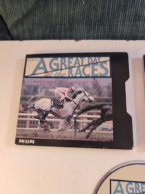 A Great Day At The Races Phillips CDI Video Game 1993 CD-i Horse Racing Vintage