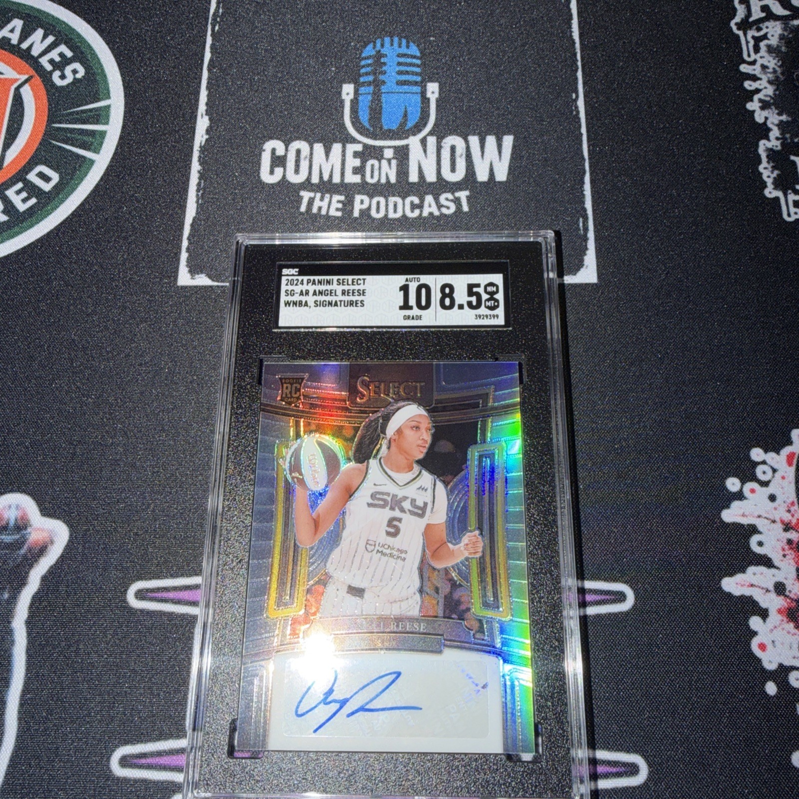 2024 Select WNBA Angel Reese Signatures RC Rookie Auto #SG-AR Sky