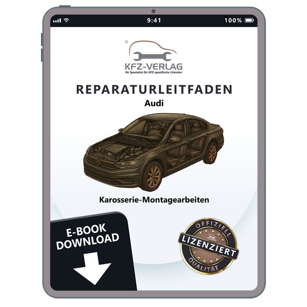 Audi V8 4C 1988-1994 Karosseriearbeiten Innen Und AußEn Reparaturanleitung PDF-image