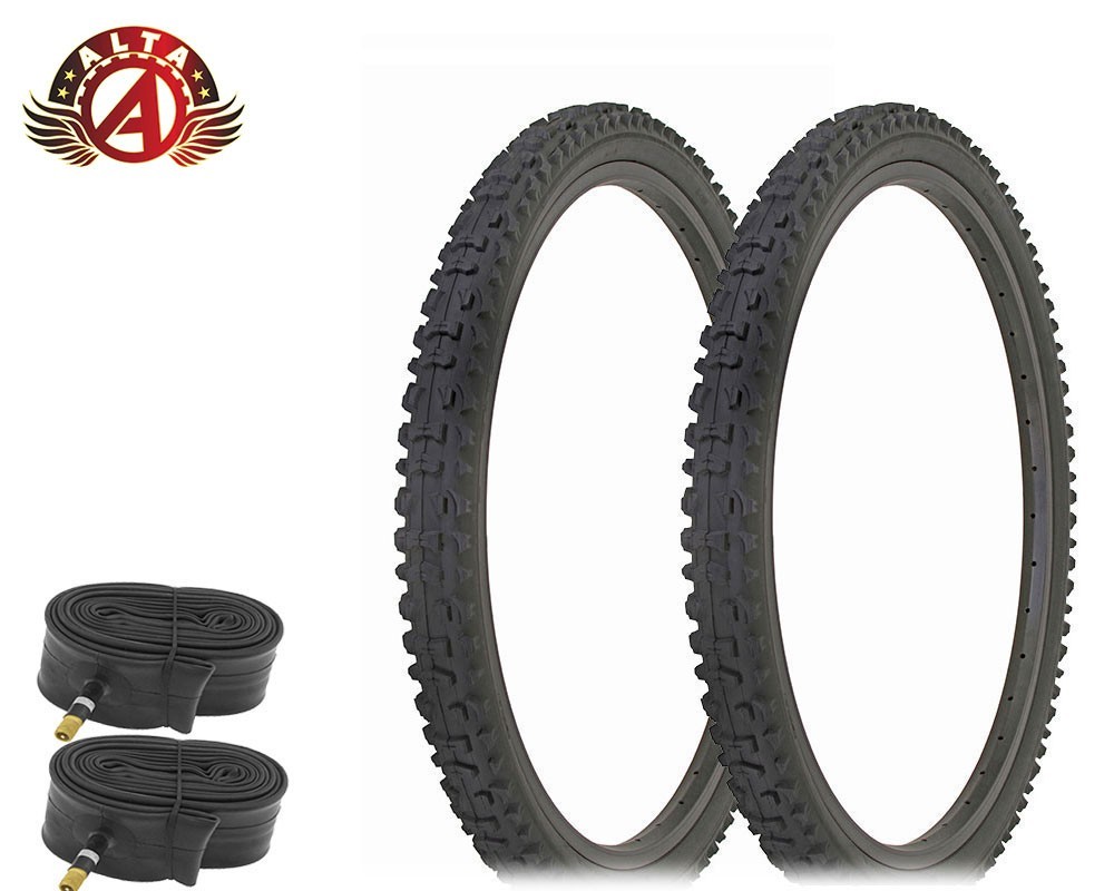 2 ALTA Rocky Wolf 24 x 1.95 Black Bicycle Tires &ndash; Aggressi