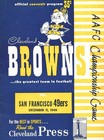 1949 Aafc Browns Vs 49Ers Playoff Program 4x6 PHOTO PRINT