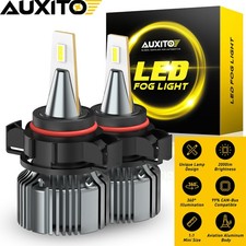 2PCS 5202 H16 LED Fog Driving Light Bulbs Conversion Kit 3000LM 28W 6000K EH