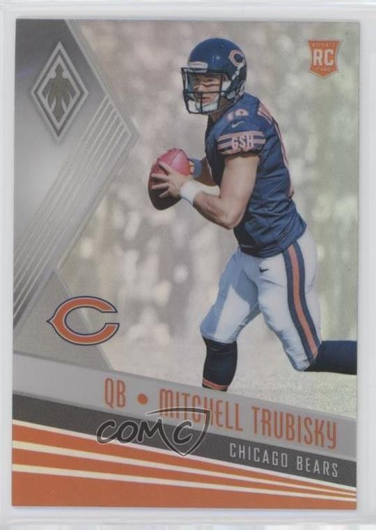 2017 Panini Phoenix Rookies Mitchell Trubisky #102 00em