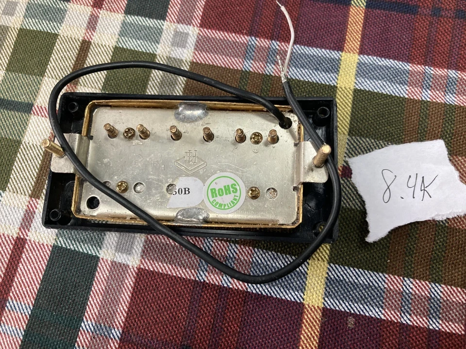 Pastilla Gold Hagstrom HJ-50B Jazz Archtop Humbucker Bridge de una guitarra HJ-500 Foto 3 de 3