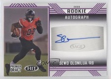 2020 Sage Hit Rookie Auto Purple Sewo Olonilua #A33 Auto qp4