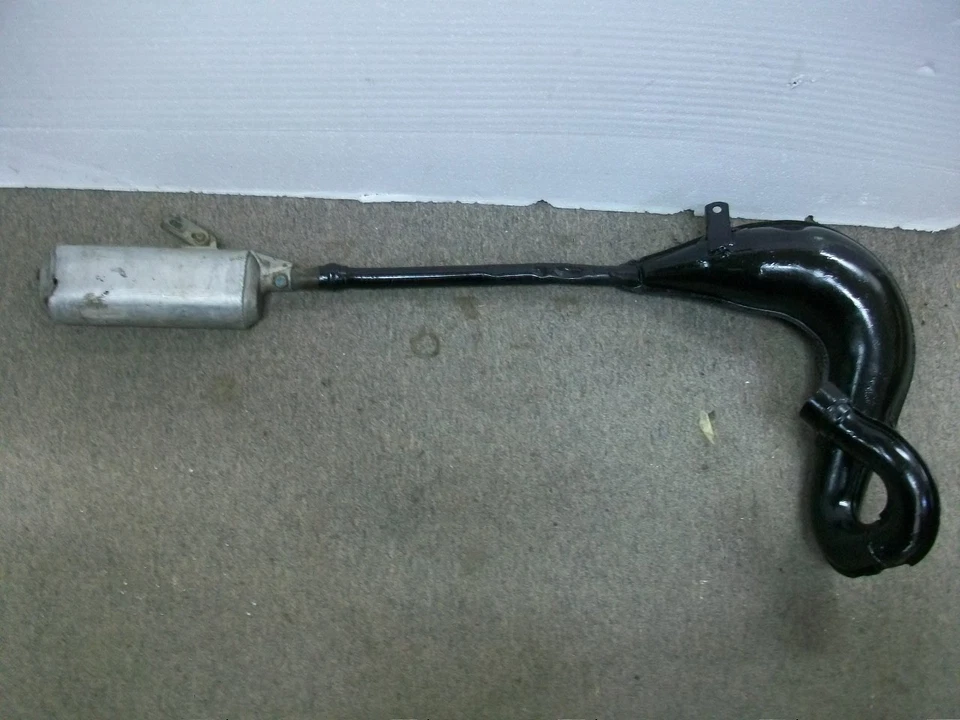 Silenciador de tubo de escape Yamaha YZ80 1984 1985 1986 cámara YZ 80 YZ80N Foto 2 de 4