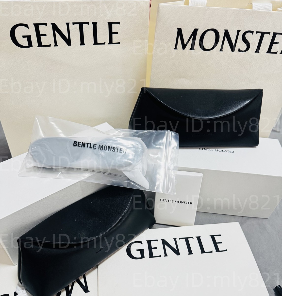 GentleMonster Cocoa 01 Sunglasses Black Frame Black Lenses | eBay