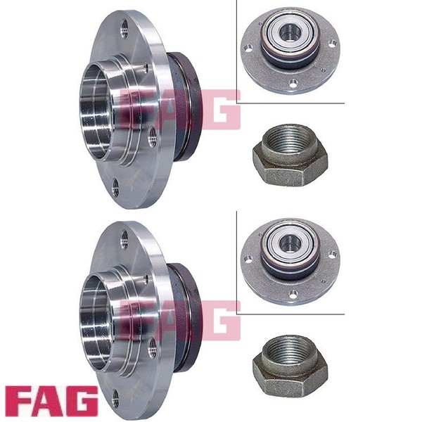 2X Radlagersatz FAG 713630090 2 Radlager Satz Links Rechts Hinterachse-image