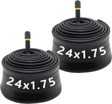 Bike Tube 24x1.75 Heavy Duty Butyl Rubber 2 Pack for 1.75 1.90 1.95 2.0 2.10