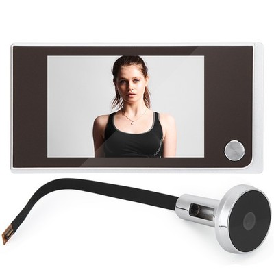 3.5 Digital LCD 120° Peephole Viewer Photo Visual Electronic Cat Eye