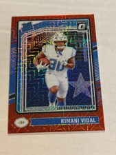2024 DONRUSS OPTIC KIMANI VIDAL #262 CHOICE RED MOJO RATED ROOKIE CHARGERS TN3