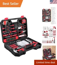 226-Piece Home Repair Tool Set in Durable Plastic Toolbox - Perfect for DIYers