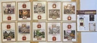 11 pc U.S. BUFFALO NICKEL & INDIAN HEAD PENNY COLLECTOR PANELS LOT STAMPS & COIN
