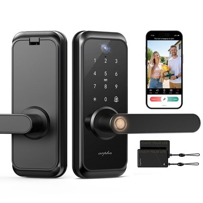 WiFi Video Smart Lock 6-in-1 Keyless Fingerprint App Keypad