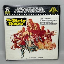 Vintage Super 8 The Dirty Dozen with Case 18 minutes Colour Sound MGM 1967