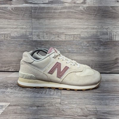 New Balance 574 Linen Rosewood Womens Size 9.5 B Shoes Sneakers 