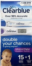 Clearblue Advanced Digital Ovulation  1 Pregnancy Test Kit 16 Tests Exp 06/2027