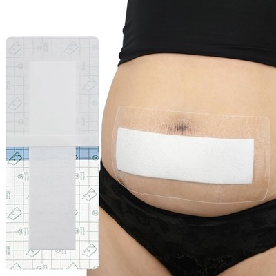 25 Pcs Waterproof Section Shower Wound Protector 4''x10'' Tummy Tuck Scar Incis...