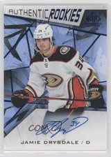 2021-22 Upper Deck SP Game Used Authentic Rookies Blue Jamie Drysdale Auto 04zf