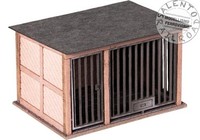 Noch 14365 - Skala H0 1:87 - HundehüTte FüR Hundezwinger In Kit Montage Laser