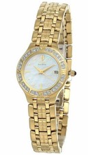 Citizen EW0692-51D Eco Drive MOP Dial SS Women's Watch MSRP $475!