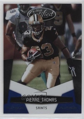 2010 Certified Platinum Blue /100 Pierre Thomas #96 3n1