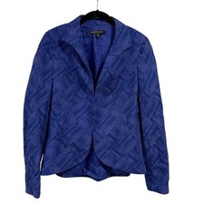 Blazer Lafayette 148 New York Azul Real Pinceladas Talla 8