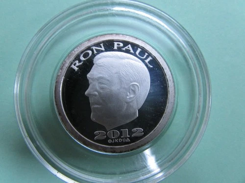 2012 NORFED Ron Paul 1/4 Troy Ounce .999 Fine Silver Round Hall Marked